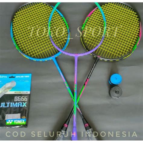 Jual RAKET BADMINTON LI NING BONUS TAS GRIP RAKET SIAP PAKAI