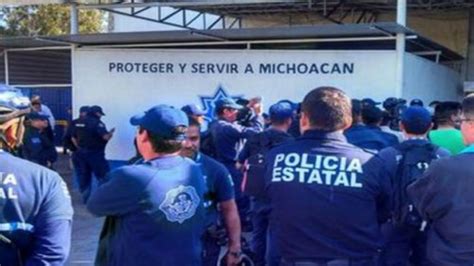 Paran Labores Polic As Michoacanos La Silla Rota