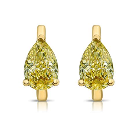 Yellow Diamond Earrings – Rare Colors