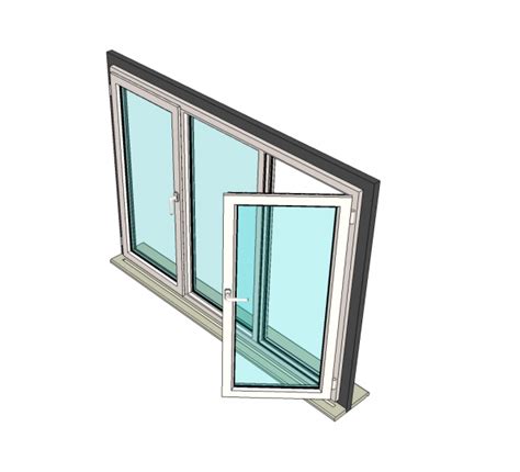 3d Cad Upvc Window Cadblocksfree Thousands Of Free Cad Blocks