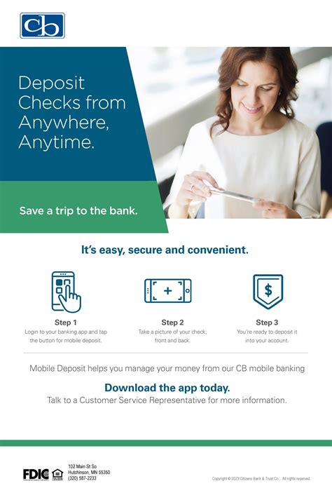 Deposit Checks From Anywhere Anytime Citizens Bank And Trust Co