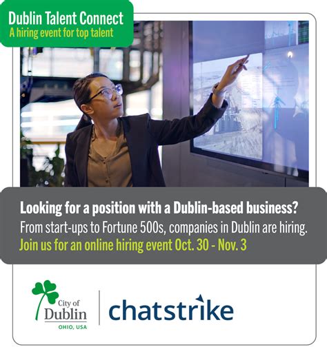 Dublin Hosts Fourth Dublin Talent Connect Virtual Hiring Event To