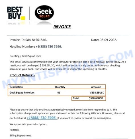 What Is Geek Squad Scam Email Examples What To Do When You Receive