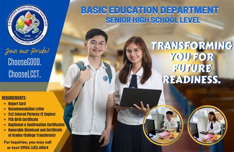 LA CONSOLACION COLLEGE TANAUAN – The Premiere Catholic Educational ...