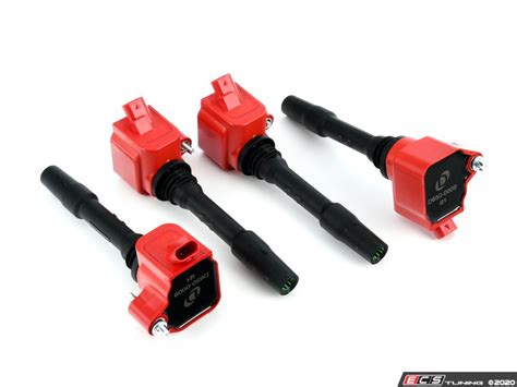 Dinan D650 0009kt B Series Performance Ignition Coil Red Set Of