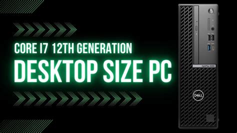 Dell I7 12th Generation Desktop I7 12th Gen Pc Dell Optiplex 5000 Youtube