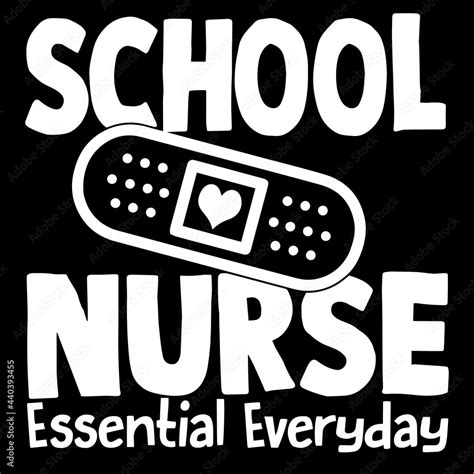 school nurse logo on black background inspirational quotes,lettering ...