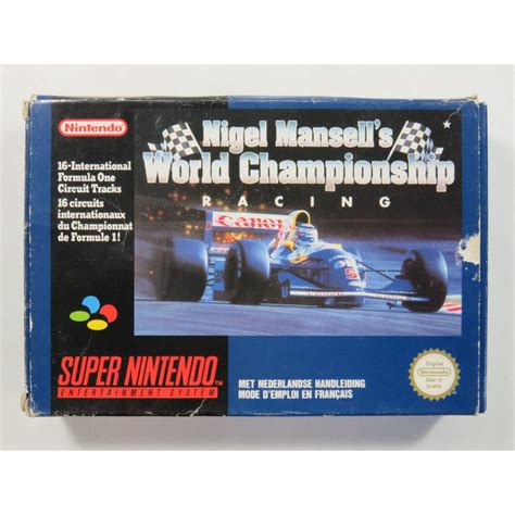 Trader Games NIGEL MANSELL S WORLD CHAMPIONSHIP RACING SUPER NINTENDO