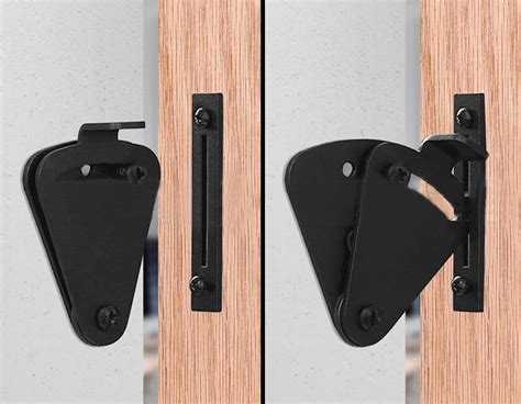 Barn Doors Lock Sliding Door Latch Lock Stainless Steel Wood Barn