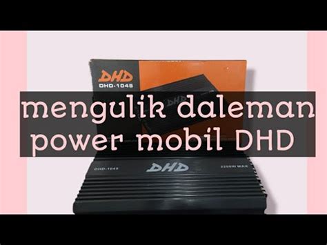 Bongkar Power Mobil 4ch DHD 1045 YouTube