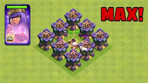 Every Level Archer Queen Vs 8 Max Archer Towers Clash Of Clans