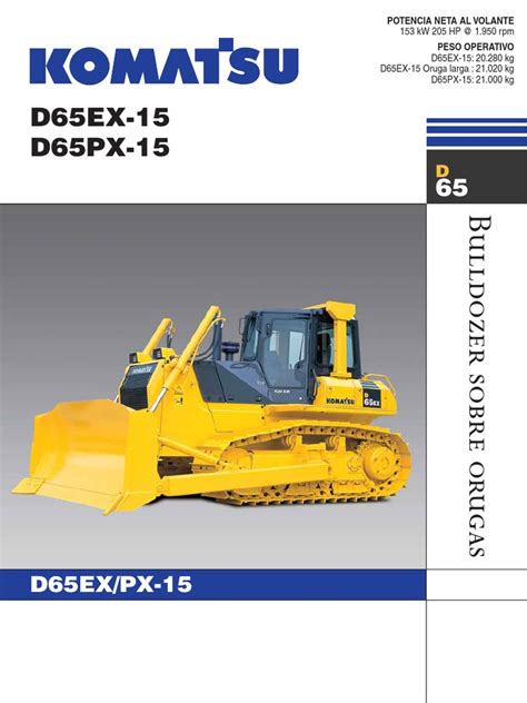 Pdf Folleto Topadora Komatsu D Ex Dokumen Tips