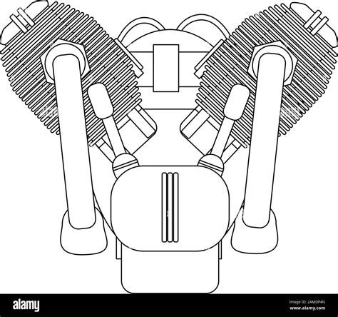 Harley Engine Drawing