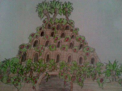 Hanging Gardens of Babylon Drawing by ToadCrazy on DeviantArt