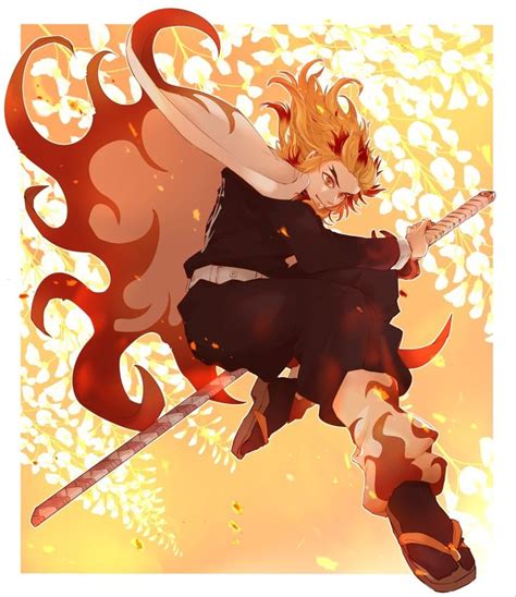 Kyojuro Rengoku Anime Demon Anime Slayer