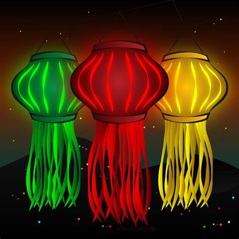 Diwali Lantern Vector Free Download