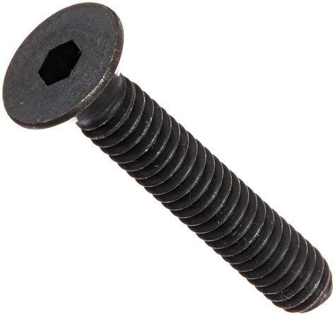 Unbrako Alloy Steel Socket Cap Screw Black Oxide Finish Flat