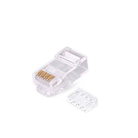 หัวต่อสาย Lan หัวแลนมาตรฐาน Cat6 Rj45 Modular Plug ตัวผู้ 2 Layer พร้อม