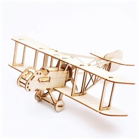 Desktop Wooden Model Kit - DH2 Biplane - Arts & Crafts Korea