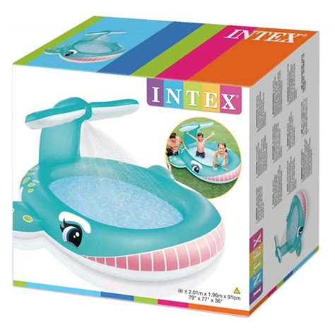 Intex Aufblasbares Planschbecken Wal X X Cm