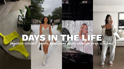 Vlog Beyonce Concert Grwm Apartment Decor Vacation Prep Ulta Haul