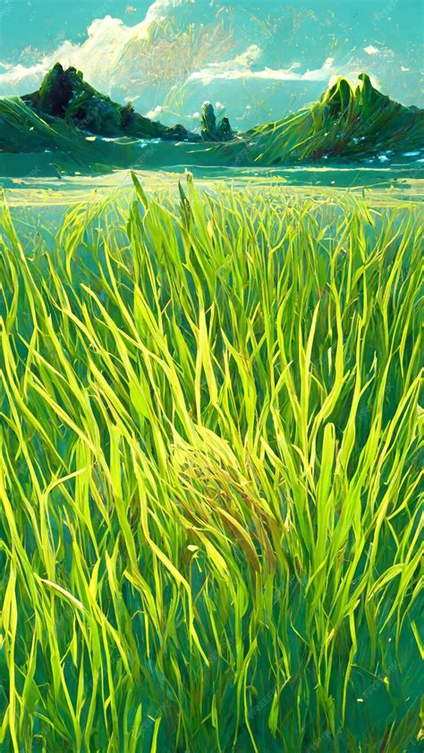 Premium Photo | Pixel art grass green background 3d illustration