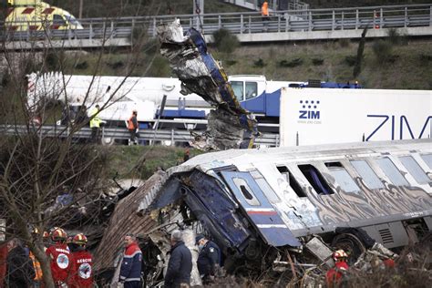 Greece Train Crash At Least 43 Killed Minister Resigns After Worst Rail Disaster In Nation’s