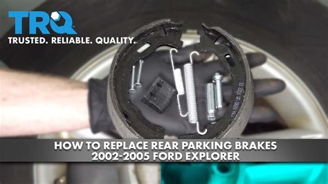 How To Replace Rear Parking Brakes 2002 2005 Ford Explorer YouTube