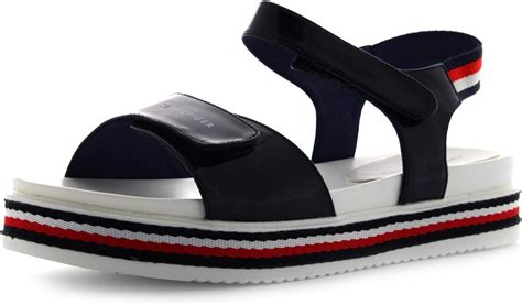 Tommy Hilfiger Mädchen Sandalen Marine 52 38 Amazon de Fashion