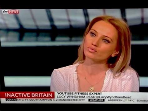 Live Interview On Sky News Lucy Wyndham Read On Fitness