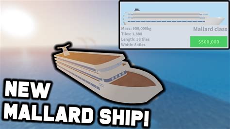 New Mallard Class Ship Cruise Ship Tycoon Beta Youtube