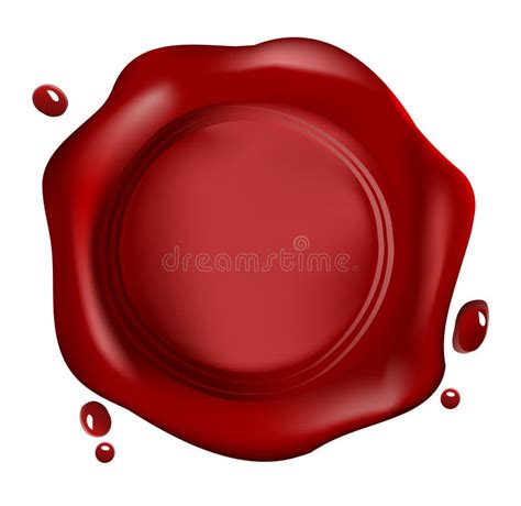 Wax Seal Stock Vector Illustration Of Poster Antique