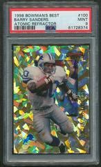 Barry Sanders Atomic Refractor 100 Prices 1998 Bowman S Best