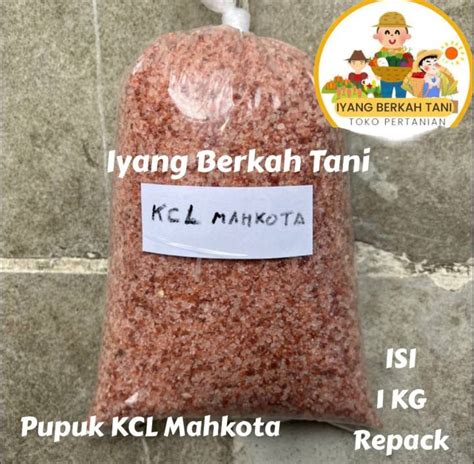 Pupuk KCL Mahkota Canada MOP Kemasan Repack 1kg Lazada Indonesia