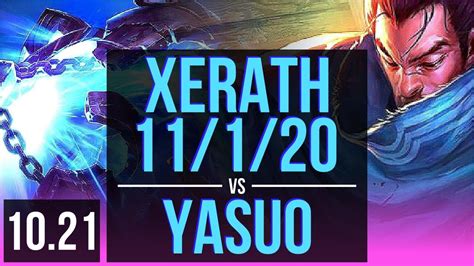 Xerath Vs Yasuo Mid 11120 800 Games 08m Mastery Dominating