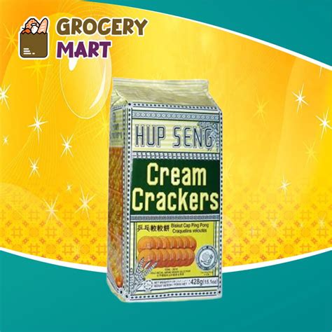 Jual Hup Seng Cream Crackers 428gr Biskuit Hupseng Asin Shopee