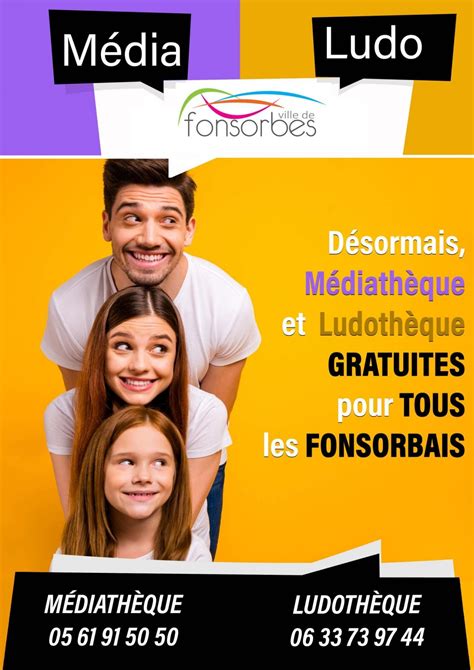 médialudo gratuit Mairie de Fonsorbes