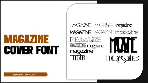 Magazine Cover Font - Ultimate Guide