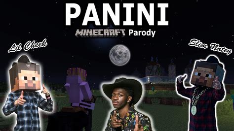 Lil Nas X Panini Minecraft Parody Youtube