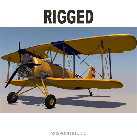 Biplane 3D Models for Download | TurboSquid