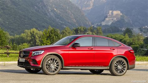 2017 Mercedes Benz Glc 350 D Coupe Diesel Color Hyacinth Red Side