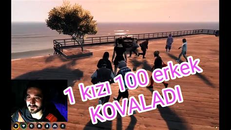 BİR KIZI 100 ERKEK KOVALADI GTA 5 RP Orhan Bayral gta 5 gerçek hayat