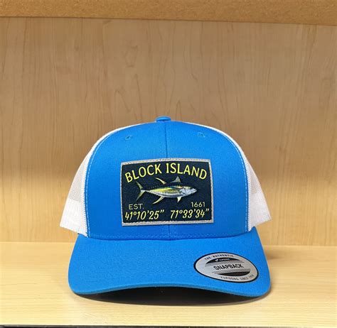 Hooked Tuna Hat Turquoise Bi Tees Block Island Tees