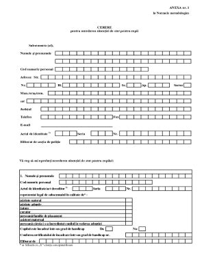 Fillable Online Declaraie Pe Propria Rspundere Pentru Acordarea Fax