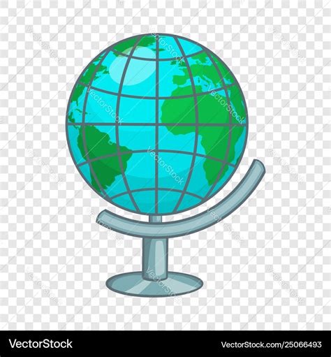 Terrestrial Globe Icon Cartoon Style Royalty Free Vector