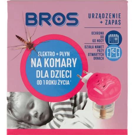 Bros na komary dla dzieci od 1 roku życia Elektro płyn 40 ml