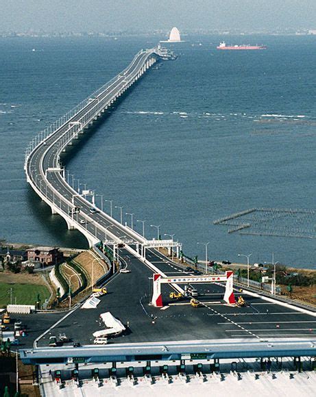 Tokyo Bay Tunnel - Japan; opened in Dec. 1997 | Bridge, Tokyo bay, Beautiful roads