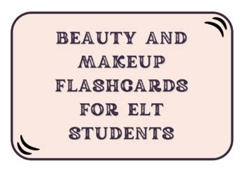 Makeup flashcards by Rafael Cocchini | TPT