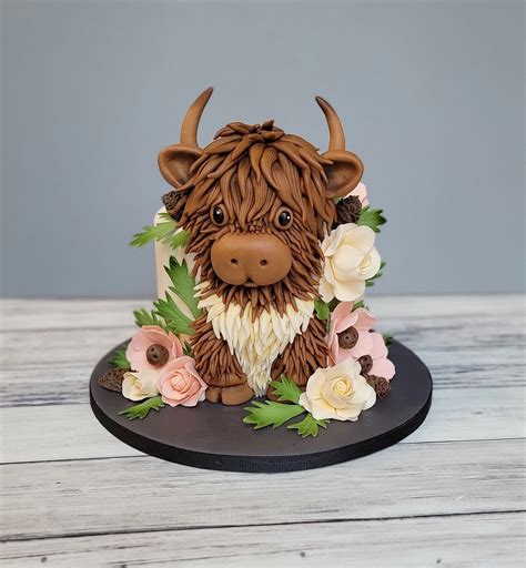 highland cow cake 3