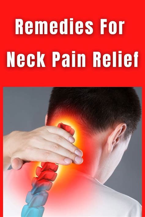 Remedies For Neck Pain Relief Artofit